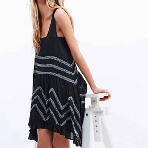 Free Peopl Voile and Lace Trapeze Slip Dress